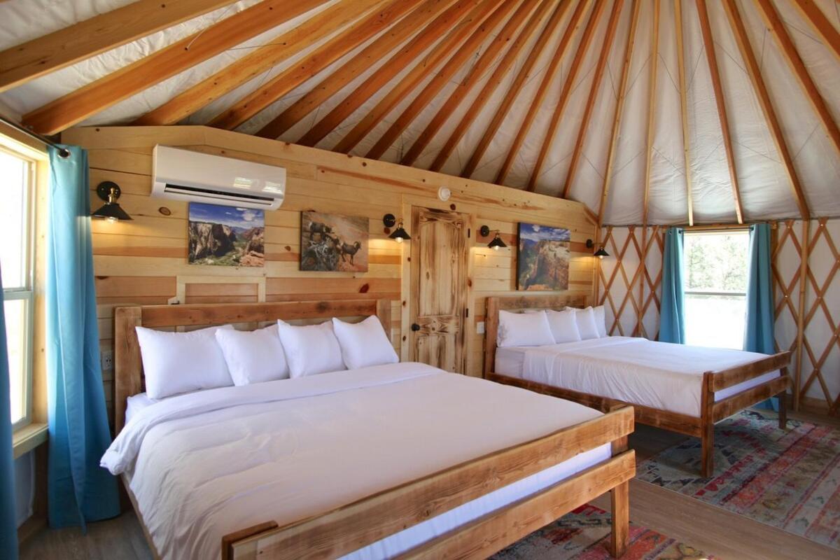 Villa Yurt Overlook #5 With Ac And Private Bath 2 Kings Orderville Exterior foto